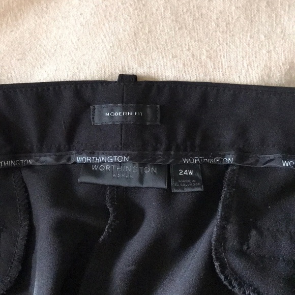 Worthington Modern Fit Dress Pants - Picture 2 of 3